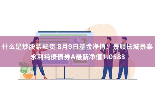 什么是炒股票融资 8月9日基金净值：景顺长城景泰永利纯债债券