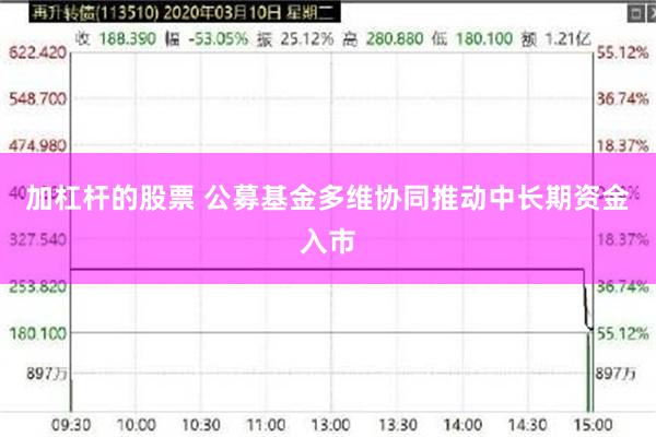 加杠杆的股票 公募基金多维协同推动中长期资金入市